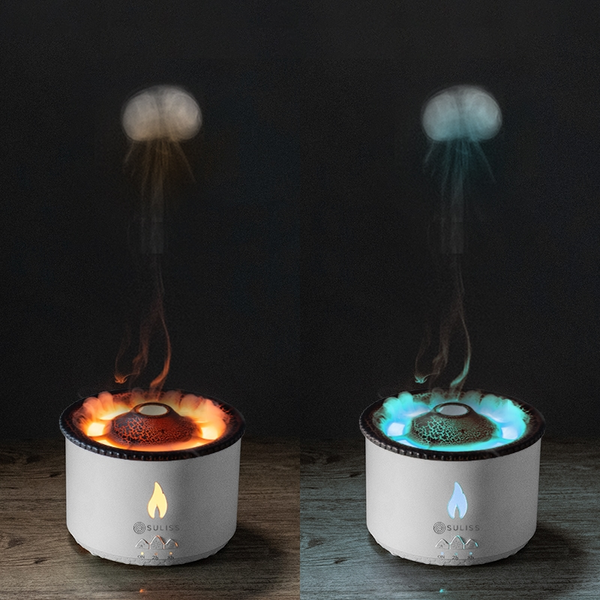 Diffuseur d'aromathérapie d'air de flamme de volcan de 560 ml, humidif –  Biboushtech